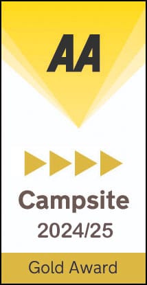 aa gold award campsite logo 2024 25