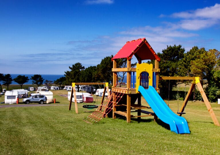 weymouth camping and caravan park play area