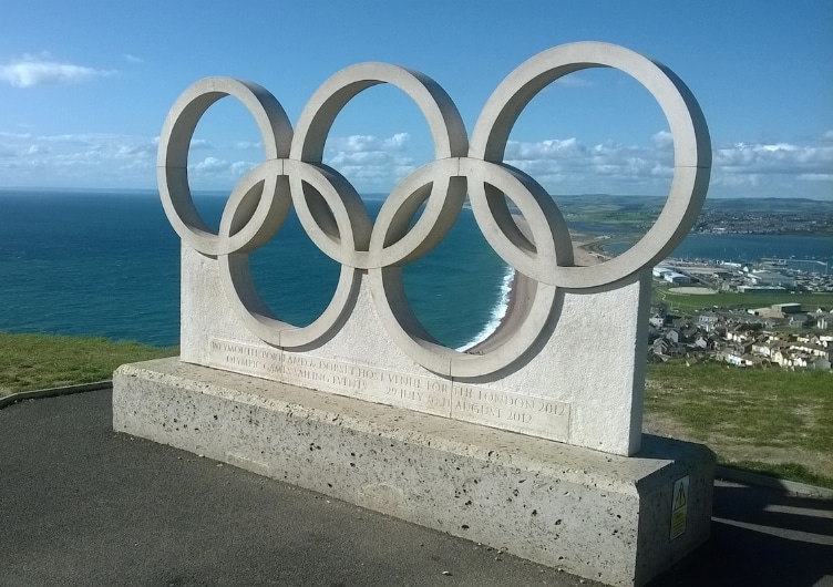 olympic rings weymouth dorset